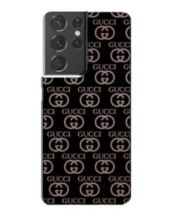 Чехол для Samsung Galaxy S21 Plus с картинкой «Классическая монограмма Gucci»