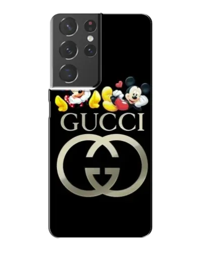 Чехол для Samsung Galaxy S21 Plus с картинкой «Gucci — герои Disney»