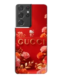 Чехол для Samsung Galaxy S21 Plus с картинкой «Gucci — золотой сад»