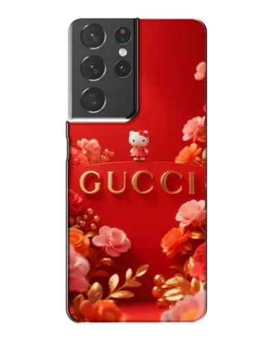 Чехол для Samsung Galaxy S21 Plus с картинкой «Gucci — золотой сад»