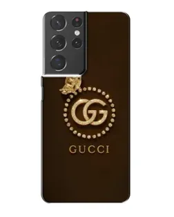 Чехол для Samsung Galaxy S21 Plus с картинкой «Gucci — золотая бабочка»