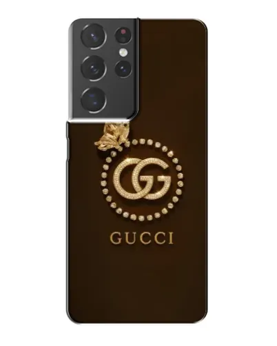 Чехол для Samsung Galaxy S21 Plus с картинкой «Gucci — золотая бабочка»
