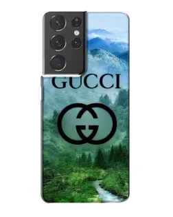 Чехол для Samsung Galaxy S21 Plus с картинкой «Gucci — горный пейзаж»