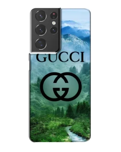 Чехол для Samsung Galaxy S21 Plus с картинкой «Gucci — горный пейзаж»