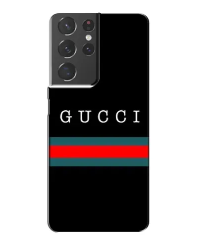 Чехол для Samsung Galaxy S21 Plus с картинкой «Gucci — красный пояс»