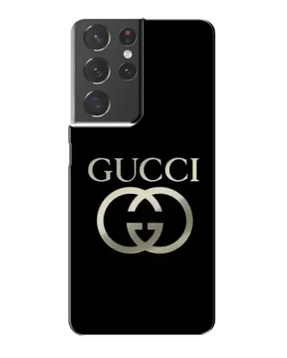 Чехол для Samsung Galaxy S21 Plus с картинкой «Gucci — золото на черном» Чехол для Samsung Galaxy S21 Plus с картинкой «Gucci — золото на черном»