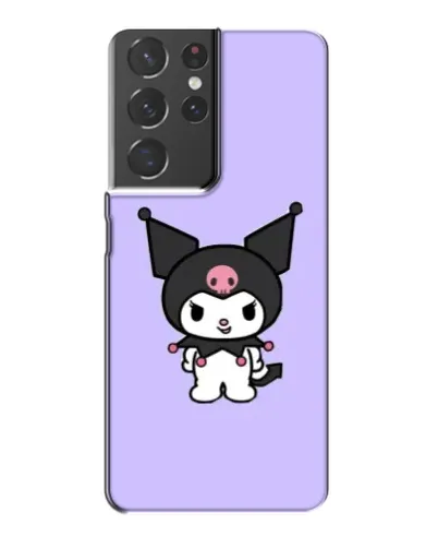 Чехол для Samsung Galaxy S21 Plus с картинкой «Kuromi — нежный фиолетовый»