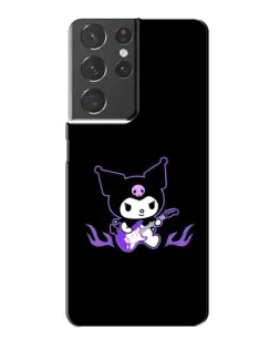 Чехол для Samsung Galaxy S21 Plus с картинкой «Электрическая Kuromi»