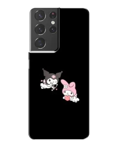 Чехол для Samsung Galaxy S21 Plus с картинкой «My Melody и Kuromi»