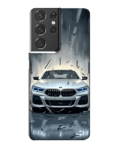 Чехол для Samsung Galaxy S21 Plus с картинкой «BMW в свете фар» Чехол для Samsung Galaxy S21 Plus с картинкой «BMW в свете фар»