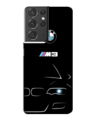 Чехол для Samsung Galaxy S21 Plus с картинкой «Минималистичный принт BMW M3» Чехол для Samsung Galaxy S21 Plus с картинкой «Минималистичный принт BMW M3»
