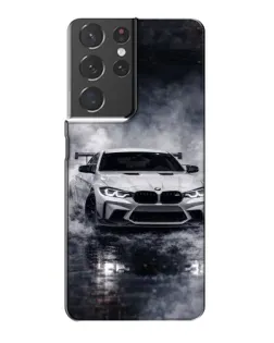 Чехол для Samsung Galaxy S21 Plus с картинкой «BMW сквозь туман»