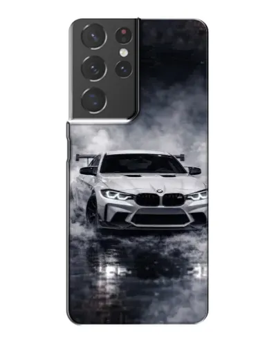 Чехол для Samsung Galaxy S21 Plus с картинкой «BMW сквозь туман» Чехол для Samsung Galaxy S21 Plus с картинкой «BMW сквозь туман»