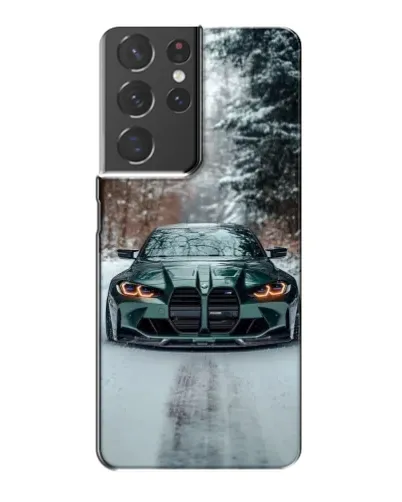 Чехол для Samsung Galaxy S21 Plus с картинкой «BMW в зимнем лесу» Чехол для Samsung Galaxy S21 Plus с картинкой «BMW в зимнем лесу»