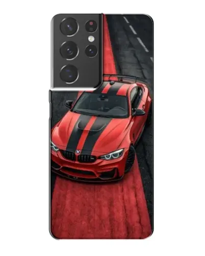 Чехол для Samsung Galaxy S21 Plus с картинкой «BMW на красной дорожке» Чехол для Samsung Galaxy S21 Plus с картинкой «BMW на красной дорожке»