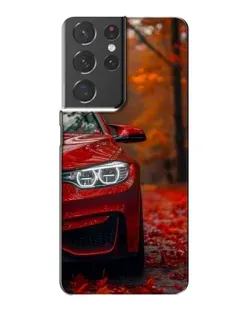 Чехол для Samsung Galaxy S21 Plus с картинкой «Осенняя BMW M4»