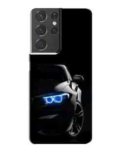 Чехол для Samsung Galaxy S21 Plus с картинкой «BMW — ночной взгляд»