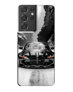 Чехол для Samsung Galaxy S21 Plus с картинкой «BMW — акварельный дрифт»