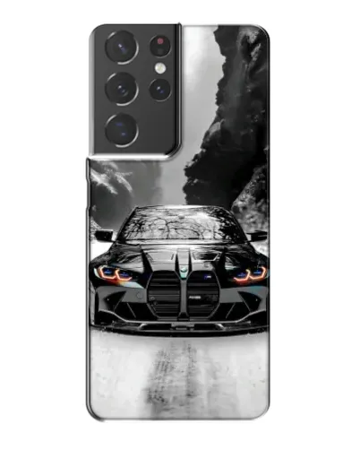 Чехол для Samsung Galaxy S21 Plus с картинкой «BMW — акварельный дрифт» Чехол для Samsung Galaxy S21 Plus с картинкой «BMW — акварельный дрифт»