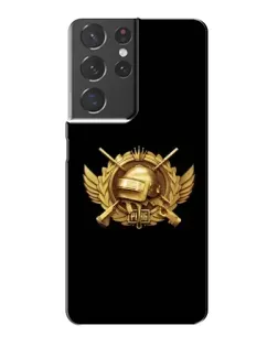 Чехол для Samsung Galaxy S21 Plus с картинкой «PUBG — оранжевый градиент»