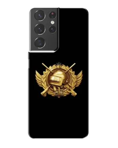 Чехол для Samsung Galaxy S21 Plus с картинкой «PUBG — оранжевый градиент»