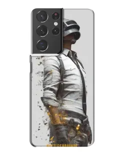 Чехол для Samsung Galaxy S21 Plus с картинкой «PUBG — боец в пыли»