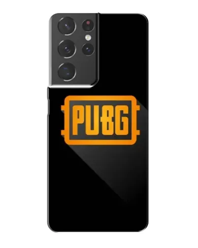 Чехол для Samsung Galaxy S21 Plus с картинкой «PUBG — рамка лого»