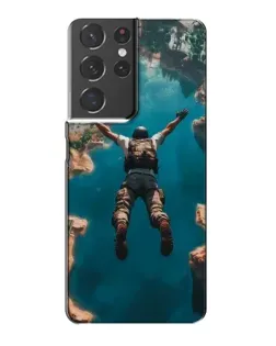 Чехол для Samsung Galaxy S21 Plus с картинкой «PUBG — свободное падение»