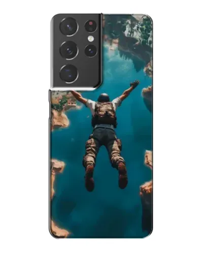 Чехол для Samsung Galaxy S21 Plus с картинкой «PUBG — свободное падение»