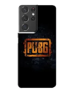 Чехол для Samsung Galaxy S21 Plus с картинкой «PUBG — золотой логотип»