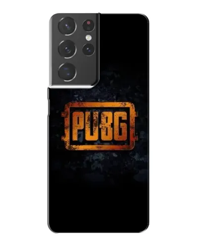 Чехол для Samsung Galaxy S21 Plus с картинкой «PUBG — золотой логотип»