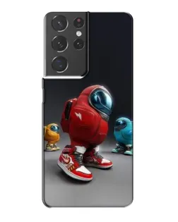 Чехол для Samsung Galaxy S21 Plus с картинкой «Among Us — 3D стиль»