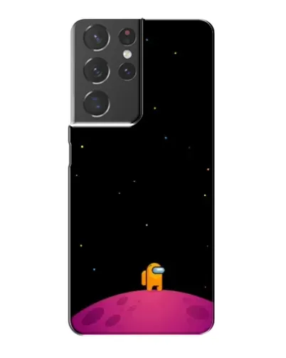 Чехол для Samsung Galaxy S21 Plus с картинкой «Одинокий герой на планете» Чехол для Samsung Galaxy S21 Plus с картинкой «Одинокий герой на планете»