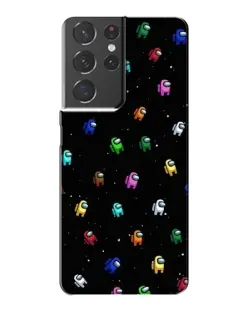 Чехол для Samsung Galaxy S21 Plus с картинкой «Экипаж Among Us»
