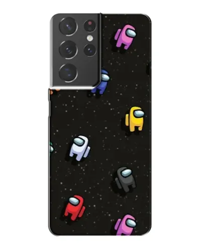 Чехол для Samsung Galaxy S21 Plus с картинкой «Космический паттерн Among Us» Чехол для Samsung Galaxy S21 Plus с картинкой «Космический паттерн Among Us»