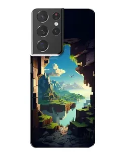 Чехол для Samsung Galaxy S21 Plus с картинкой «Вид из пещеры»