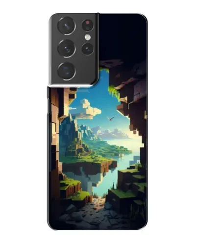 Чехол для Samsung Galaxy S21 Plus с картинкой «Вид из пещеры»