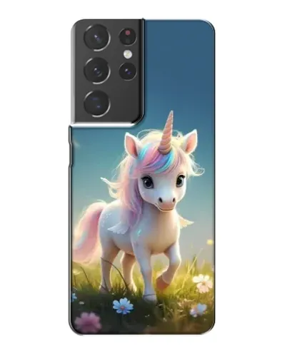 Чехол для Samsung Galaxy S21 Plus с картинкой «Единорог на поляне» Чехол для Samsung Galaxy S21 Plus с картинкой «Единорог на поляне»