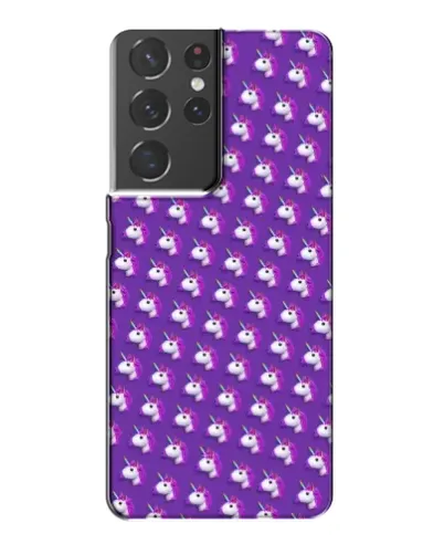 Чехол для Samsung Galaxy S21 Plus с картинкой «Единороги на фиолетовом» Чехол для Samsung Galaxy S21 Plus с картинкой «Единороги на фиолетовом»