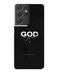 Чехол для Samsung Galaxy S21 Plus с картинкой «GOD — Бог над всем»
