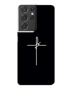 Чехол для Samsung Galaxy S21 Plus с картинкой «Тонкий крест»