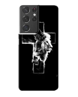 Чехол для Samsung Galaxy S21 Plus с картинкой «Сияющий крест Jesus»