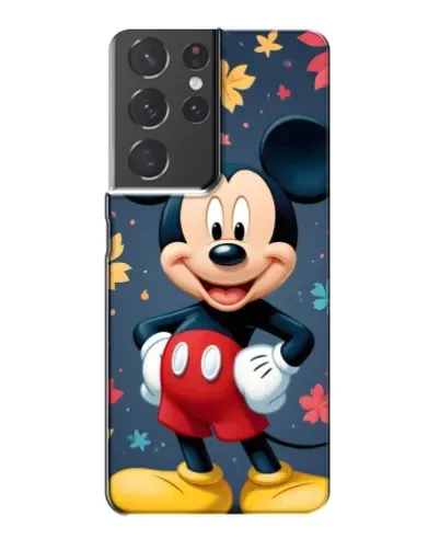 Чехол для Samsung Galaxy S21 Plus с картинкой «Осенний Mickey Mouse»