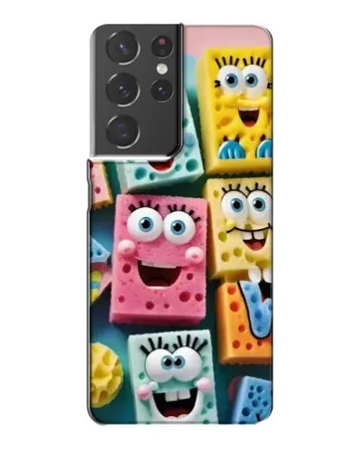 Чехол для Samsung Galaxy S21 Plus с картинкой «Цветные губки»