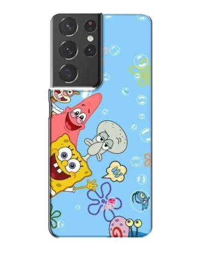 Чехол для Samsung Galaxy S21 Plus с картинкой «Веселые пузырьки»