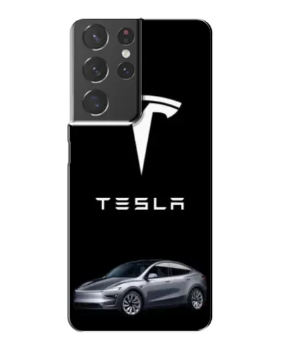 Чехол для Samsung Galaxy S21 Plus с картинкой «Tesla Model Y»