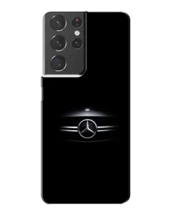 Чехол для Samsung Galaxy S21 Plus с картинкой «Mercedes — абстрактные линии»