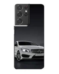 Чехол для Samsung Galaxy S21 Plus с картинкой «Mercedes AMG GT Silver»