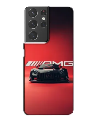 Чехол для Samsung Galaxy S21 Plus с картинкой «Mercedes AMG — красная линия»