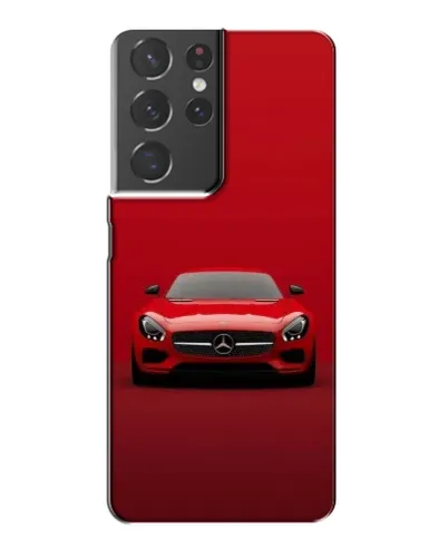 Чехол для Samsung Galaxy S21 Plus с картинкой «Красный Mercedes AMG»